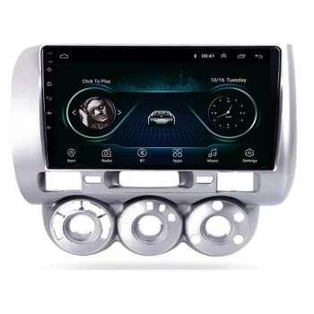 Автомагнитола Android 12 на 2 Din для Honda Fit Jazz City RHD 2002-2007 Мультимедийный видеоплеер 8G + 256G Carplay Auto Stereo RDS