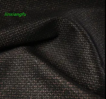 Черный низ, переплетенная ткань из розового золота, модная ткань из жемчужной гипсофилы, плоские и жесткие брюки-пиджак без завязок