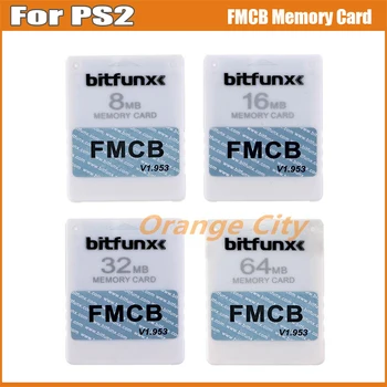 1ШТ Bitfunx 8 МБ Бесплатная Карта памяти McBoot v1.953 FMCB 8 МБ 16 МБ 32 МБ 64 МБ для игрового контроллера PS2