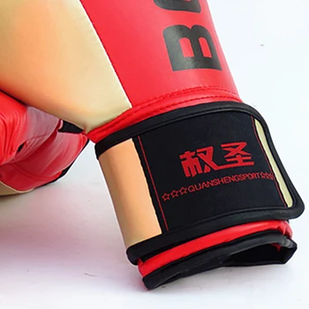 Детские/ взрослые боксерские перчатки Punch Taekwondo, 1 пара, защита для рук из искусственной кожи, спортивные принадлежности для спарринга Sanda