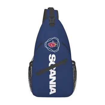 Слинг-сумка Scania, рюкзак, женская мужская сумка через плечо, нагрудная сумка унисекс для путешествий, повседневных походов с регулируемым ремнем