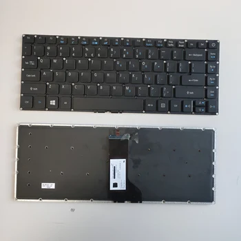 Новая американская Раскладка Для Acer Aspire E5-422G E5-432 E5-473 E5-473T ES1-420 P248-M P2410-M Черная Клавиатура для ноутбука с подсветкой Оригинал 10PTDH