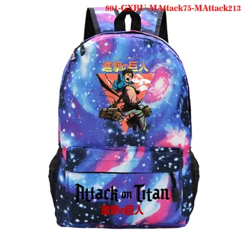 Школьный рюкзак Attack On Titan, Школьные сумки для студентов, сумка для книг для мальчиков и девочек, Сумка для ноутбука Для подростков, Mochila, Модный Рюкзак Для Путешествий Унисекс
