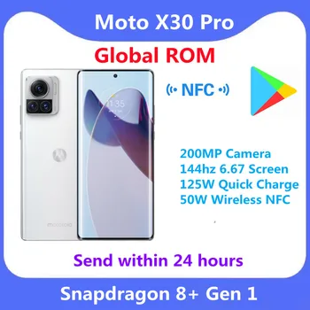 Глобальная встроенная память Дополнительно Motorola Moto X30 Pro 200-Мегапиксельная камера Snapdragon 8 + Gen 1 144 Гц 6,67 Экран 125 Вт Быстрая Зарядка 50 Вт Беспроводной NFC