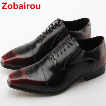 Zobairou итальянская мужская обувь винтажное летнее платье элегантные мужские туфли для выпускного вечера вечеринка свадьба туфли из крокодиловой кожи с квадратным носком