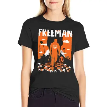The Freeman - Рубашка Half life, футболка halflife, эстетическая одежда, одежда из аниме, рубашка с животным принтом для девочек, Топ для женщин