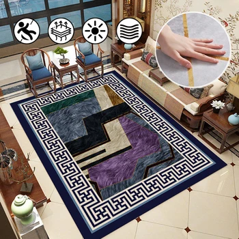 Элегантные классические винтажные ковры, традиционные китайские большие ковры для гостиной, украшения дома в спальне, коврик для входной двери