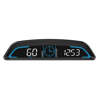 Автомобильный HUD G3, автомобильный дисплей Heads Up, автомобильный дисплей скорости, универсальный автомобильный GPS-спидометр, компас