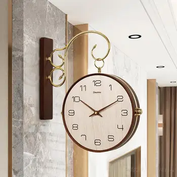 Роскошные Усовершенствованные Настенные часы Современный дизайн Классические Электронные Настенные часы Креативный Декор стен гостиной для спальни Duvar Saati Modelleri