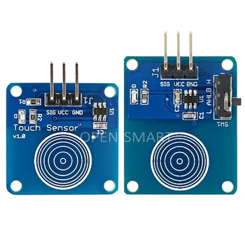 Комплект модулей сенсорных датчиков с прямым и переключаемым режимами работы Два сенсорных датчика в разных режимах для нескольких приложений для Arduino