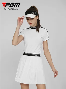 Женская короткая юбка PGM Golf Sport Летняя женская одежда Плиссированная юбка Быстросохнущая Дышащая QZ088 Оптом