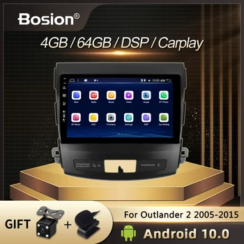 Bosion DSP IPS GPS Для Mitsubishi Outlander/peugeot 4007 2005-2015 Автомобильный Радио Мультимедийный Видеоплеер Навигация GPS Android 10
