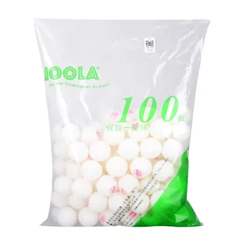 Joola Great Master ABS 40 + Мячи для настольного тенниса, 100 шт., сшитые из нового материала, пластиковые мячи для пинг-понга для тренировок