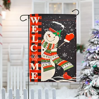 Веселого Рождества, Садовый флаг, баннер на крыльце, Подвесной орнамент, наружные украшения для дома, Рождественский Навидад 2022, Новый год