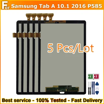 5 шт./Для Samsung Galaxy TAB A 10,1 2016 SM-P580 P580 P585 SM-P585 ЖК-дисплей с сенсорным экраном Дигитайзер в сборе для P580 P585