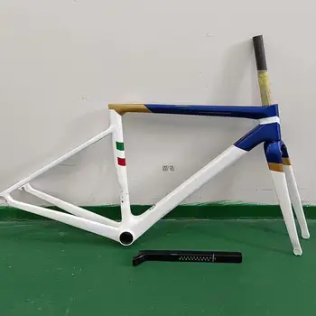 ГОРЯЧО! Новая модель Высококачественного Сверхлегкого Велосипедного велосипеда на открытом воздухе с полностью Карбоновой рамой для шоссейного велосипеда: Карбоновая Рама + Вилка + Гарнитура + Подседельный штырь + Зажим