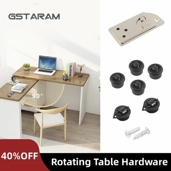 Многофункциональная мебельная фурнитура GSTARAM с поворотом на 90 градусов, раскладывающийся влево поворотный стол, открывающийся вправо поворотный стол, фурнитура