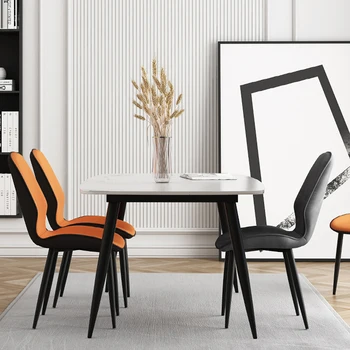 Уличные водонепроницаемые обеденные стулья коричневого цвета, дизайн гостиной, обеденные стулья, современные шезлонги для спальни, Salle Manger Мебель для дома