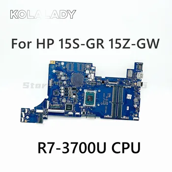 Для HP 15-GW 15Z-GW 15-GR 15S-GR Материнская плата ноутбука GPP53 LA-H32AP Материнская плата С процессором R7-3700 DDR4 100% Полностью протестирована