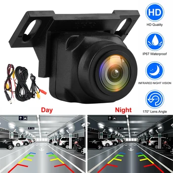 Резервная камера заднего вида для парковки автомобиля Водонепроницаемый 170-градусный видеомагнитофон с объективом 