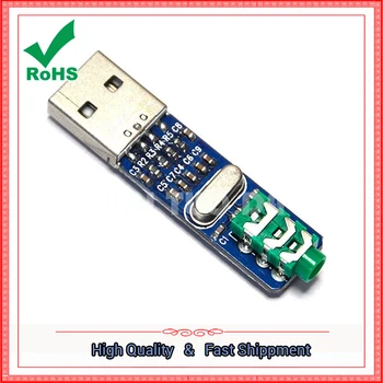 Mini USB DAC Мини USB Dac декодер PCM2704 USB Звуковая карта Модуль платы аналогового декодера DAC
