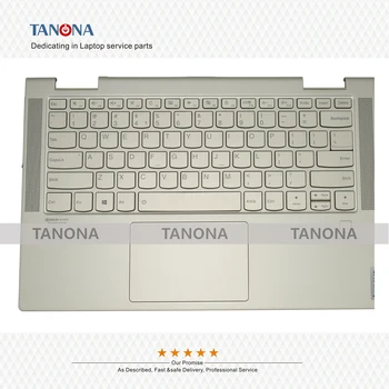 Оригинальный Новый 5CB0U43990 Для ноутбука Lenovo Yoga C740-14IML Подставка Для Рук Американская Клавиатура Безель Верхний Регистр С Тачпадом Клавиатура C Крышкой 81TC MC