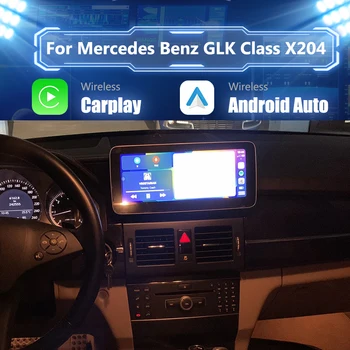Автомагнитола Linux для Mercedes Benz GLK Class X204 GPS Мультимедиа автомагнитола Android беспроводная навигация carplay