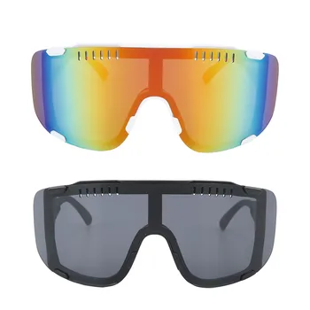 Мотоциклетные солнцезащитные очки Мотоциклетные очки с защитой от ультрафиолета Эргономичная оправа Ветрозащитный многофункциональный объектив для ПК с сумкой для хранения за рулем
