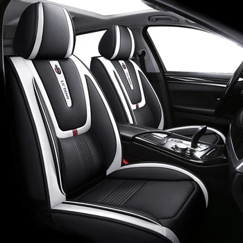 Кожаные Чехлы для автомобильных сидений ZHOUSHENGLEE для Dodge Challenger Caliber Avenger Journey Charger Всех моделей Автомобильных аксессуаров