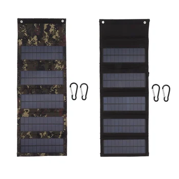 Чемодан с солнечной панелью Портативная сумка для солнечных батарей монокристаллический кремний с 1 USB-портом для зарядки в чрезвычайных ситуациях на открытом воздухе