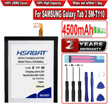 HSABAT 4500 мАч DL0DB01aS/9-B DL0DC02aS/9-B EB-BT111ABE T3600E Аккумулятор для SAMSUNG Galaxy Tab 3 SM-T110 SM-T111 T110 T111