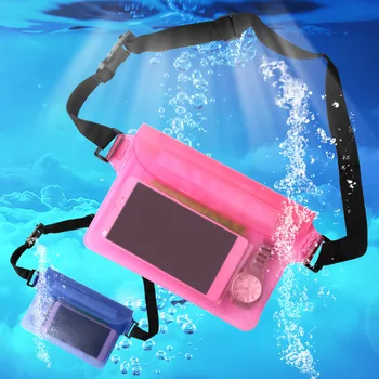 Спортивная водонепроницаемая сумка для плавания, подводные сумки для мобильных телефонов, чехол для пляжной лодки, лыжного дрифта, дайвинга, наплечная поясная сумка