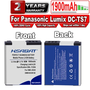 HSABAT 1900 мАч DMW-BCM13E DMW-BCM13 Аккумулятор для Panasonic Lumix DMC-FT5 DC-TS7 DMC-LZ40 DMC-TS5 DMC-TZ37 DMC-TZ40 DMC-TZ41