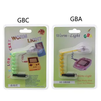 Высококачественные Новые гибкие светодиодные лампы с подсветкой Worm Light для консоли Nintendo Gameboy GBA GBC GBP New