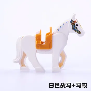 10шт Средневековый замок белый черный Военный конь Назгул с фигурками в седле 2017 кубики детские игрушки