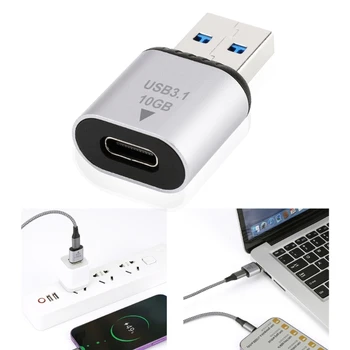 Кабель-Адаптер USB 3.1 Male To Type C Female USB 3.1 Type A To Type C Адаптер 10 Гбит/с Конвертер Передачи Данных для Ноутбука AXFY
