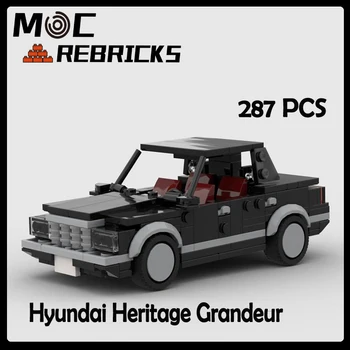 MOC Super Car Serise Hyundai Heritage Grandeur Модель, своими руками Собирающая кирпичи, Строительные блоки, Игрушки-головоломки для мальчиков, Рождественские подарки для детей