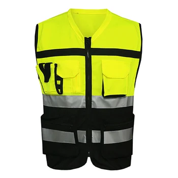 Светоотражающая куртка, видимость для безопасности, Светоотражающий жилет, одежда для езды на велосипеде, Светоотражающая Защитная одежда, Высокая видимость