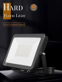 Прожектор foco LED-проектор для наружного освещения, жесткое сетчатое стекло, Мягкий нейтральный свет, светодиодный отражатель мощностью 100 Вт 220 В для садового настенного светильника