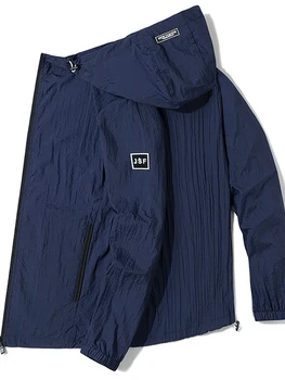 Летняя Солнцезащитная одежда, Мужская Уличная Дышащая ветровка из ледяной шелковой кожи, одежда для рыбалки, пальто, женская походная одежда