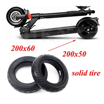 Сплошная шина для электрического скутера 200x60, взрывозащищенная 8-дюймовая непневматическая шина 200x50, полая, устойчивая к проколам шина