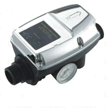 Электронный регулятор давления водяного насоса мощностью 1,1 кВт Профессиональный автоматический переключатель контроля давления с манометром 220 В/110 В