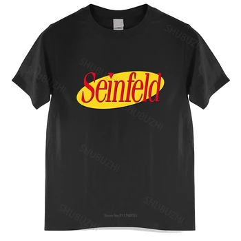 Homme футболка летняя мужская футболка с логотипом Seinfeld, мужская короткая футболка с круглым вырезом, индивидуальный бренд, футболки, футболка унисекс