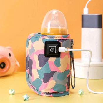 USB-подогреватель для молока и воды, прогулочная коляска, изолированная сумка, подогреватель бутылочек для кормления ребенка, безопасные детские принадлежности для зимнего отдыха на открытом воздухе