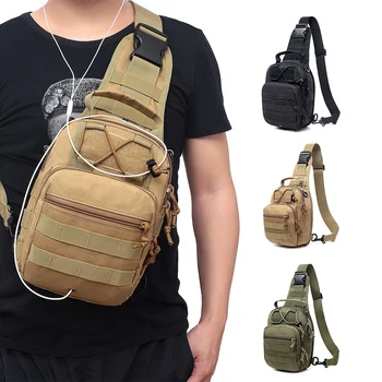 600D Военно-тактическая сумка через плечо EDC Рюкзак для путешествий на открытом воздухе, Водонепроницаемый Походный рюкзак для кемпинга, Охотничьи камуфляжные армейские сумки
