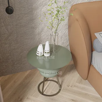 Роскошная мебель для гостиной в скандинавском стиле, журнальный столик для дивана, приставной столик, Минималистичная прикроватная тумбочка, Маленькие журнальные столики