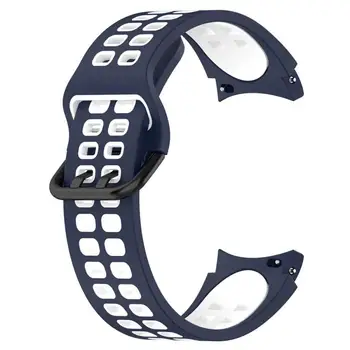 Ремешок Для Samsung Galaxy Watch 5/5 Pro/4 Классический Двухцветный Силиконовый Браслет Для Galaxy Watch 5 Pro Ремешок Спортивный Дропшиппинг