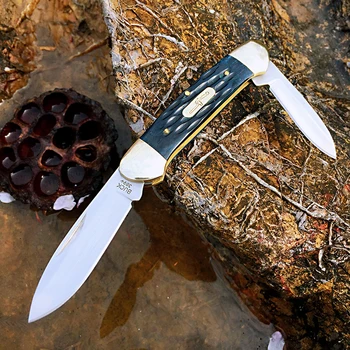 новый складной нож с деревянной ручкой, тактические карманные ножи для самообороны на открытом воздухе, охотничий резак EDC tools