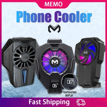 MEMO Охладитель Мобильного Телефона Игровой Охлаждающий Вентилятор Радиатор Для Мобильного Телефона Портативный Прохладный Радиатор Для iPhone Xiaomi Samsung iPad Cooler