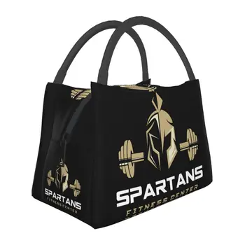 Женская сумка для ланча в тренажерном зале Spartan Fitness с изоляцией, сменный холодильник, термос для ланча для работы и путешествий